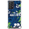 NFL Seattle Seahawks Tropical Print Galaxy A52 5G Clear Case